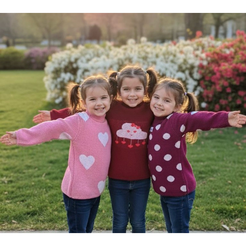 Kit Suéter Premium bebê feminino Blusa Infantil 