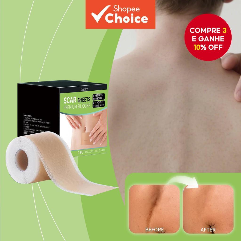 Tira De Remoção De Queloide De Silicone , Folha 