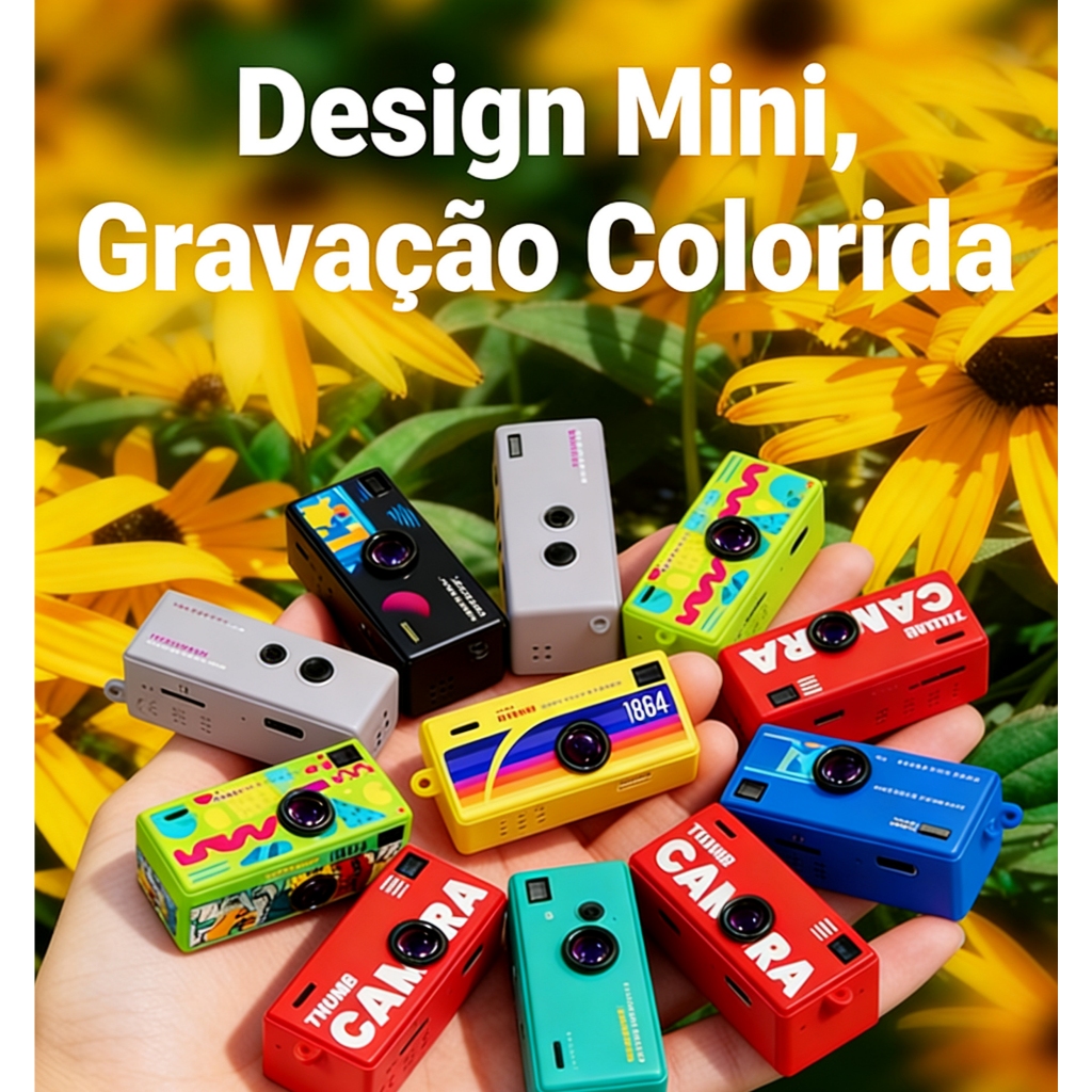 Câmera Infantil G6 Thumb Camera Ultra Mini 1080P