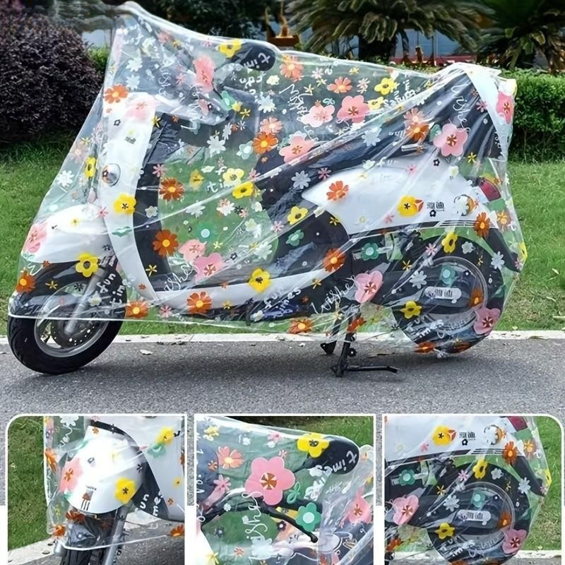 Capa De Bicicleta EVA Com Estampa Floral-Resistent