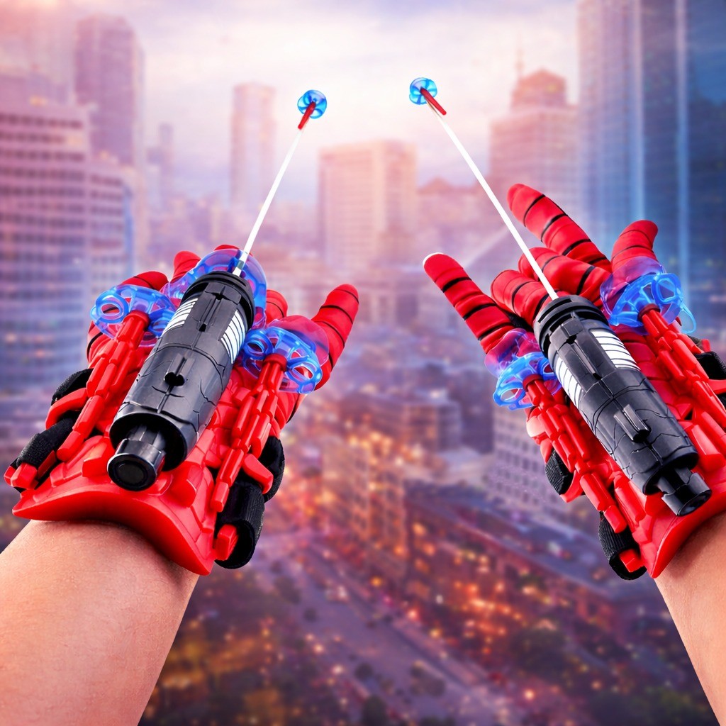 Kit Lança Dardos Homem Aranha Infantil Brinquedo