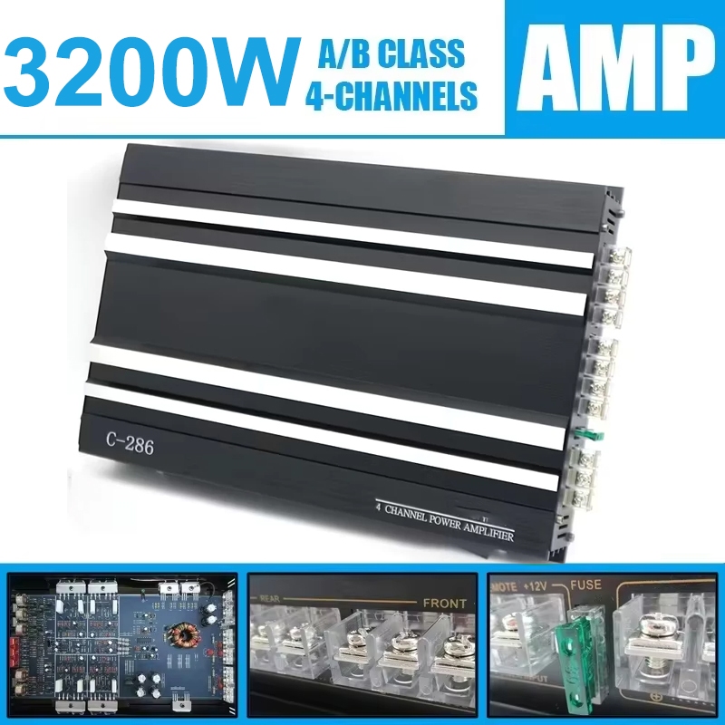 amplificador de potência para áudio automotivo 2
