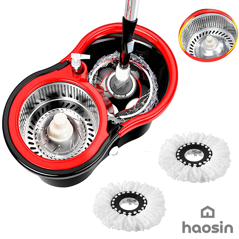 haosin Aço inoxidável Mop Giratório Esfregão  
