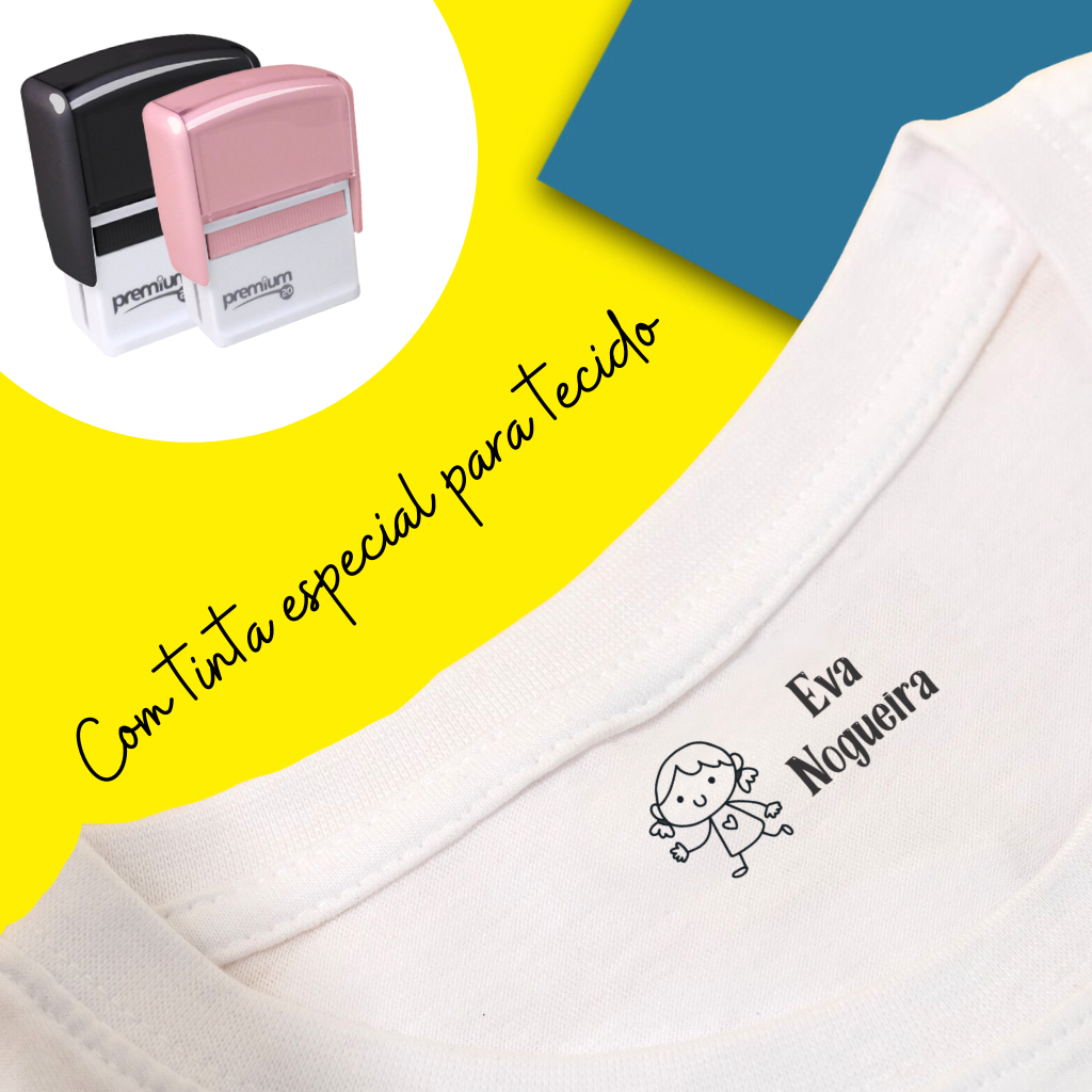 Carimbo para Tecido marcação de uniforme Marcaç