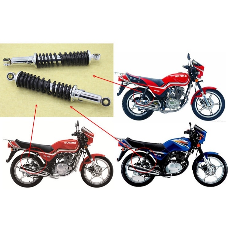 Um par de amortecedor traseiro Honda CG Titan FAN 