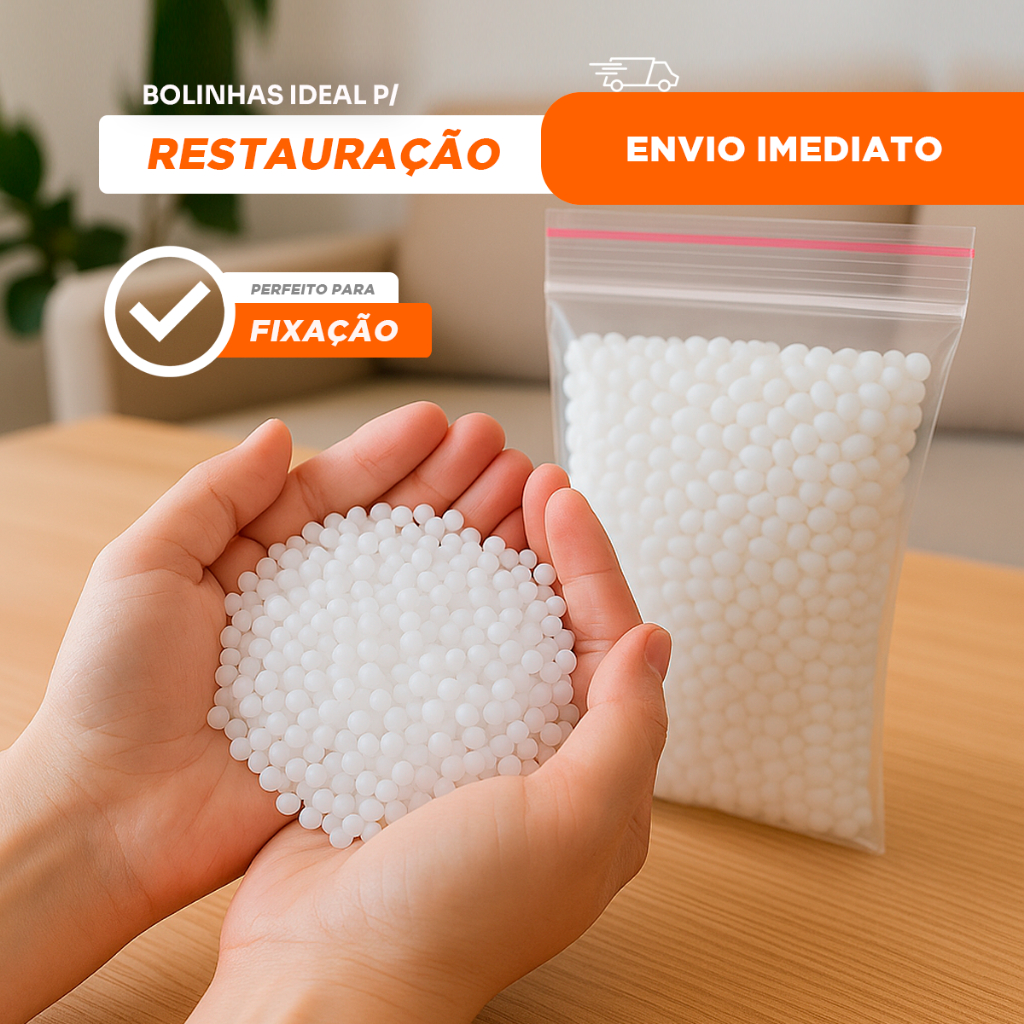 Bolinhas Moldáveis Para Fixação e Preenchimento