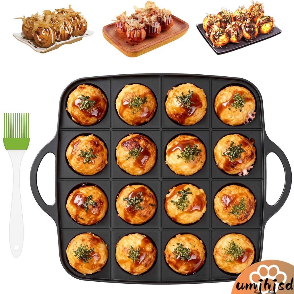 Panela Takoyaki Antiaderente Com 16 Buracos , Fabr
