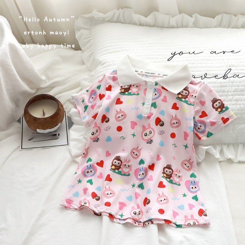 Vestido Coreano Para Meninas , Roupas Infantis , M