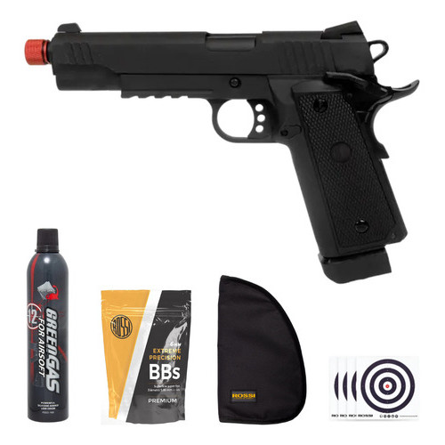 Airsoft Pistola 1911 Hi-capa Black Ops Gbb Blowbac
