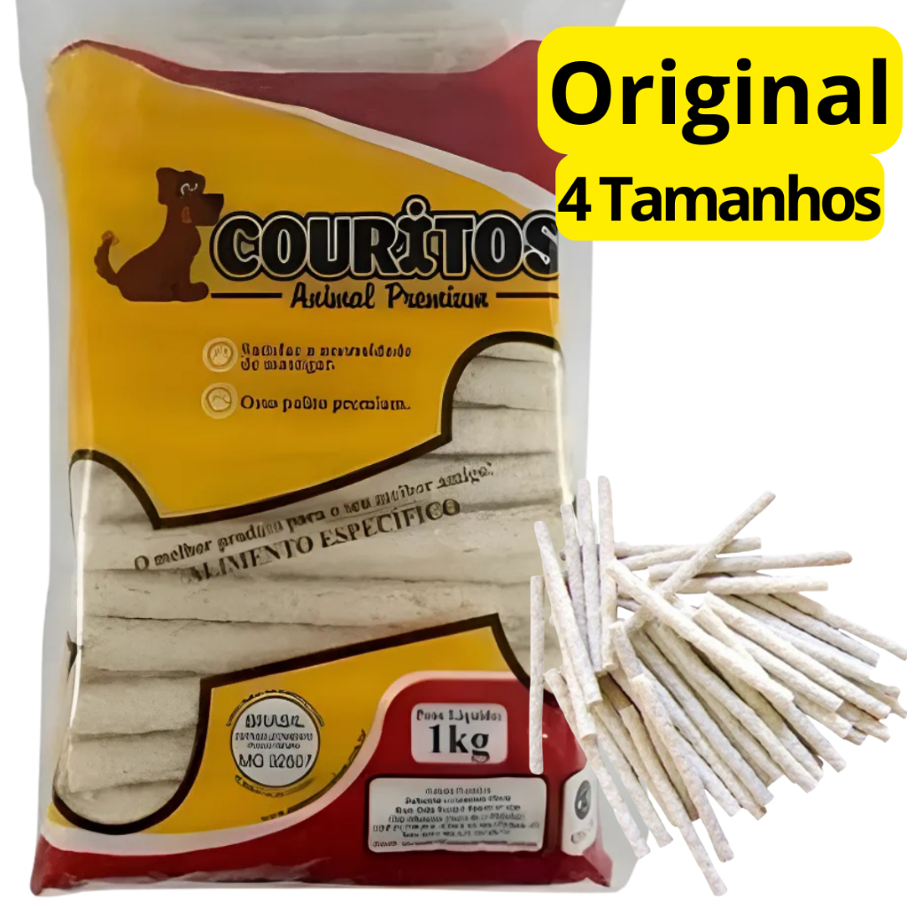 Osso Palito 1kg Canino Ossinho Petisco Paladar  co