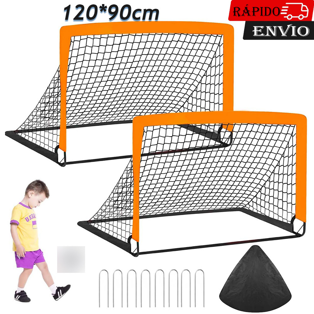 2 peças Brinquedo Futebol Kit Traves Golzinho Inf