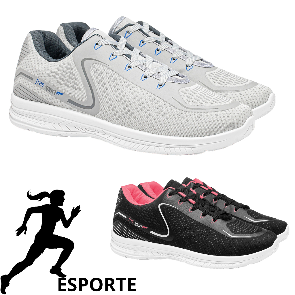 Kit Tenis Feminino Esporte Leve Corrida