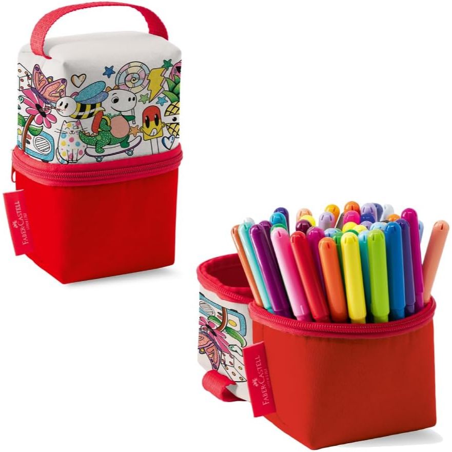 Caneta hidrográfica Escolar Estudar Desenhar Pint