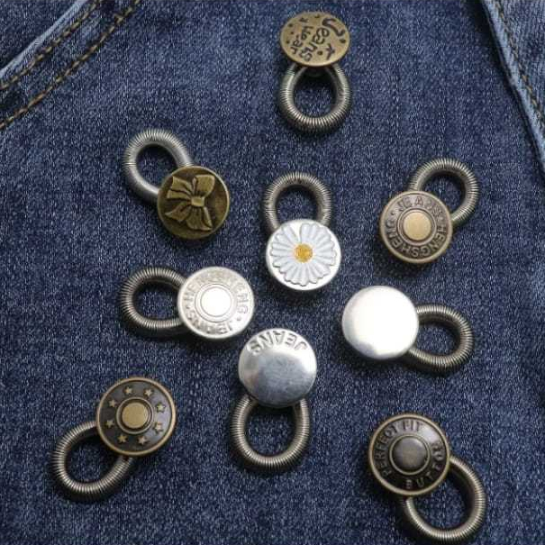 Botões 2 unidades Vários Designs Fivelas Ajustá