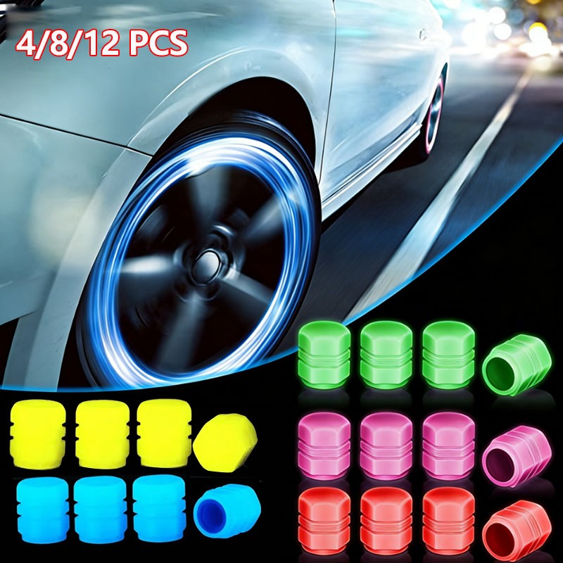 Tampas de Válvula Luminosa Fluorescente Efeito Ne