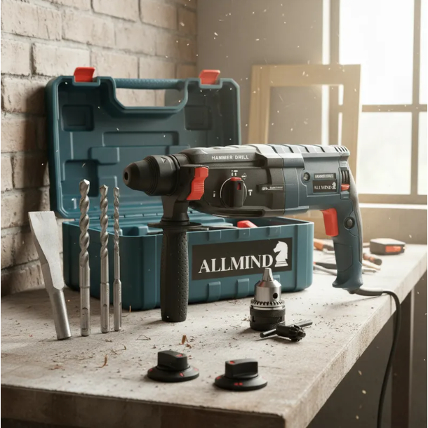 Martelete 5kg Furadeira de Impacto 1200w Rompedor 