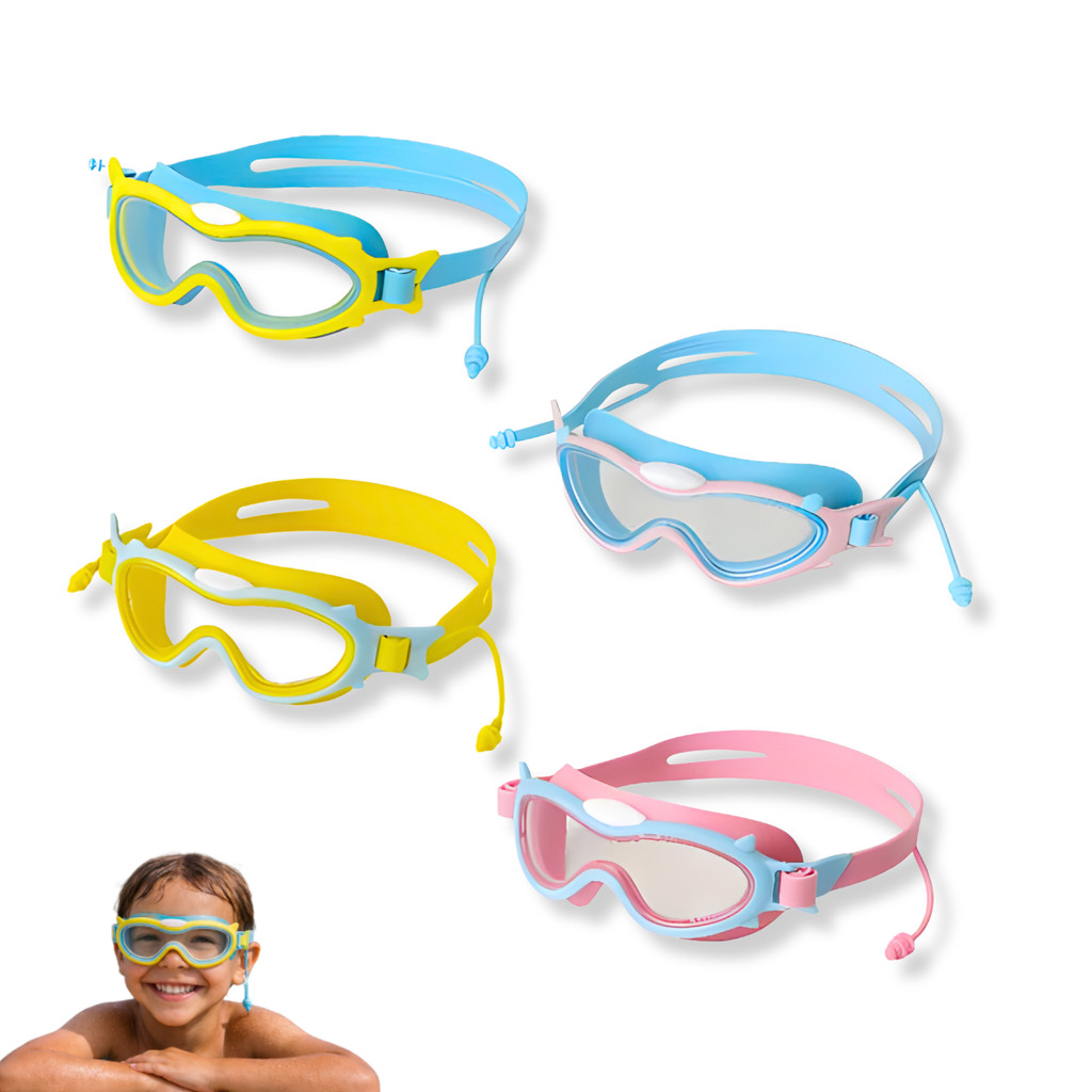 Óculos De Natação Infantis/Adulto  Com Protetor