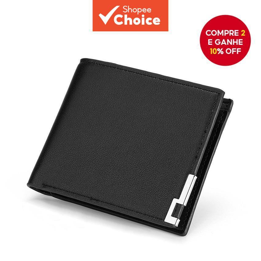 Carteira de Borda de Ferro com Várias Divisórias