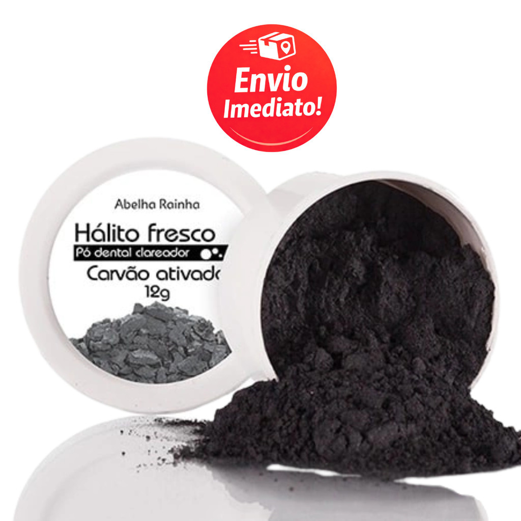 Pó Dental Branqueador de Carvão Ativado Abelha R
