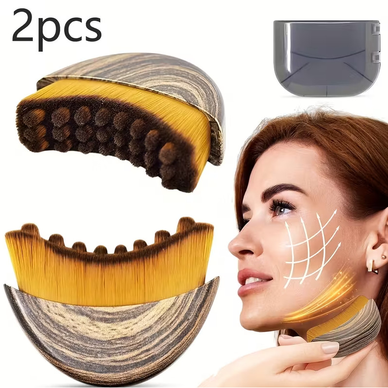 Escova De Drenagem Linfática Para Rosto E Corpo ,