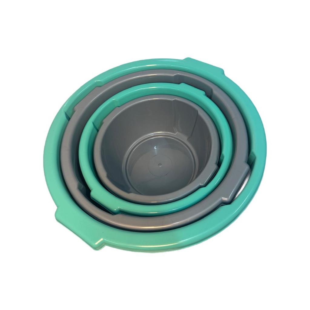 Conjunto de Bacias 2,4L + 4L + 6,5L + 9L  4 Peças