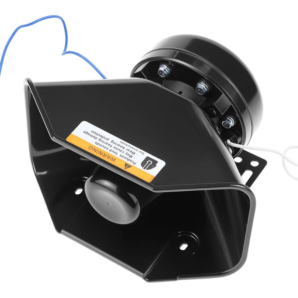 Alto-Falante PA De Sirene De Buzina De Alarme QWOR