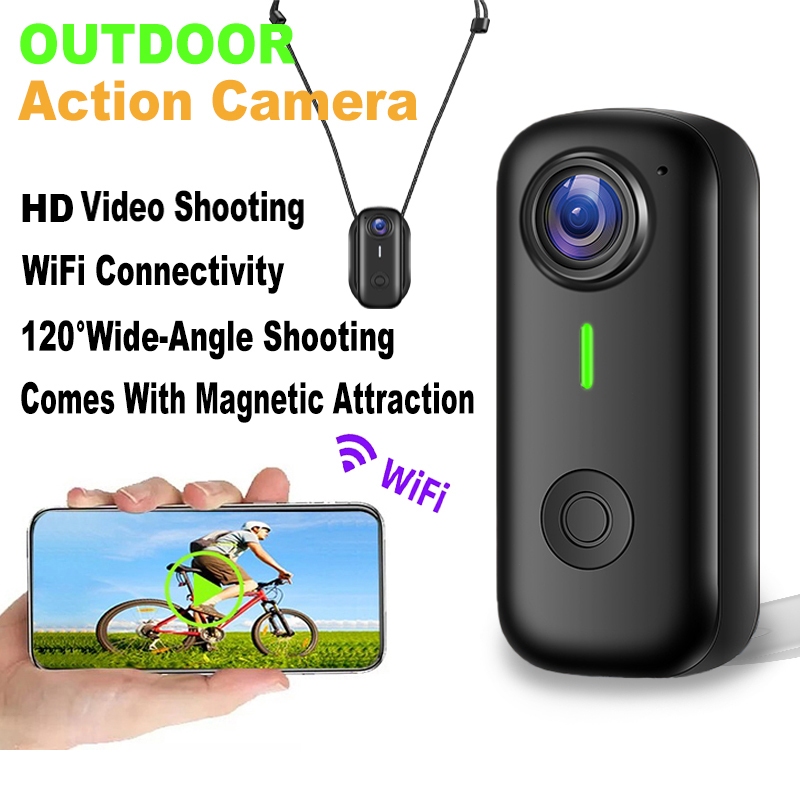 Câmera De Ação De Polegar HD , Mini Câmeras Co