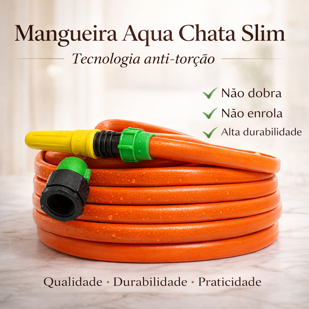 Kit Mangueira de Jardim Não Dobra Anti Torção c
