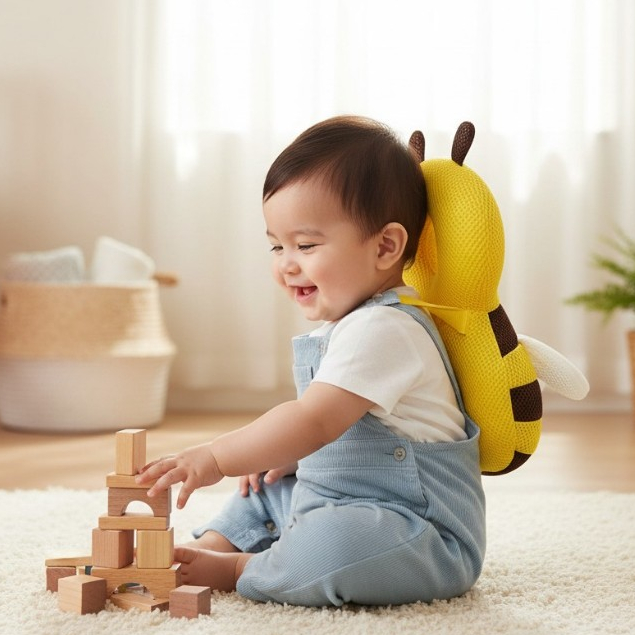 Protetor de Cabeça para Bebê| Mochila Almofada P
