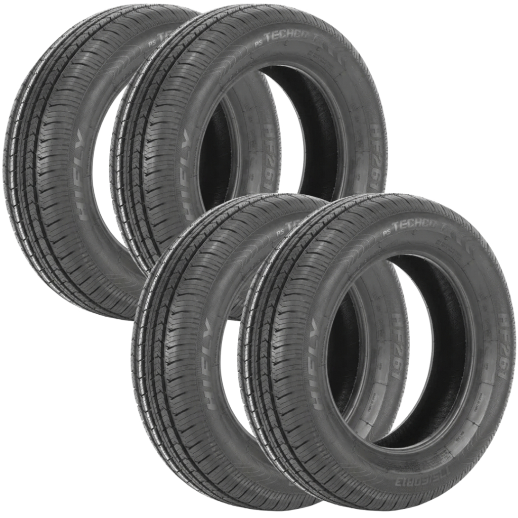 Jogo 4 Pneus 175/60 R13 HIFLY HF261 77H Novo Aro 1