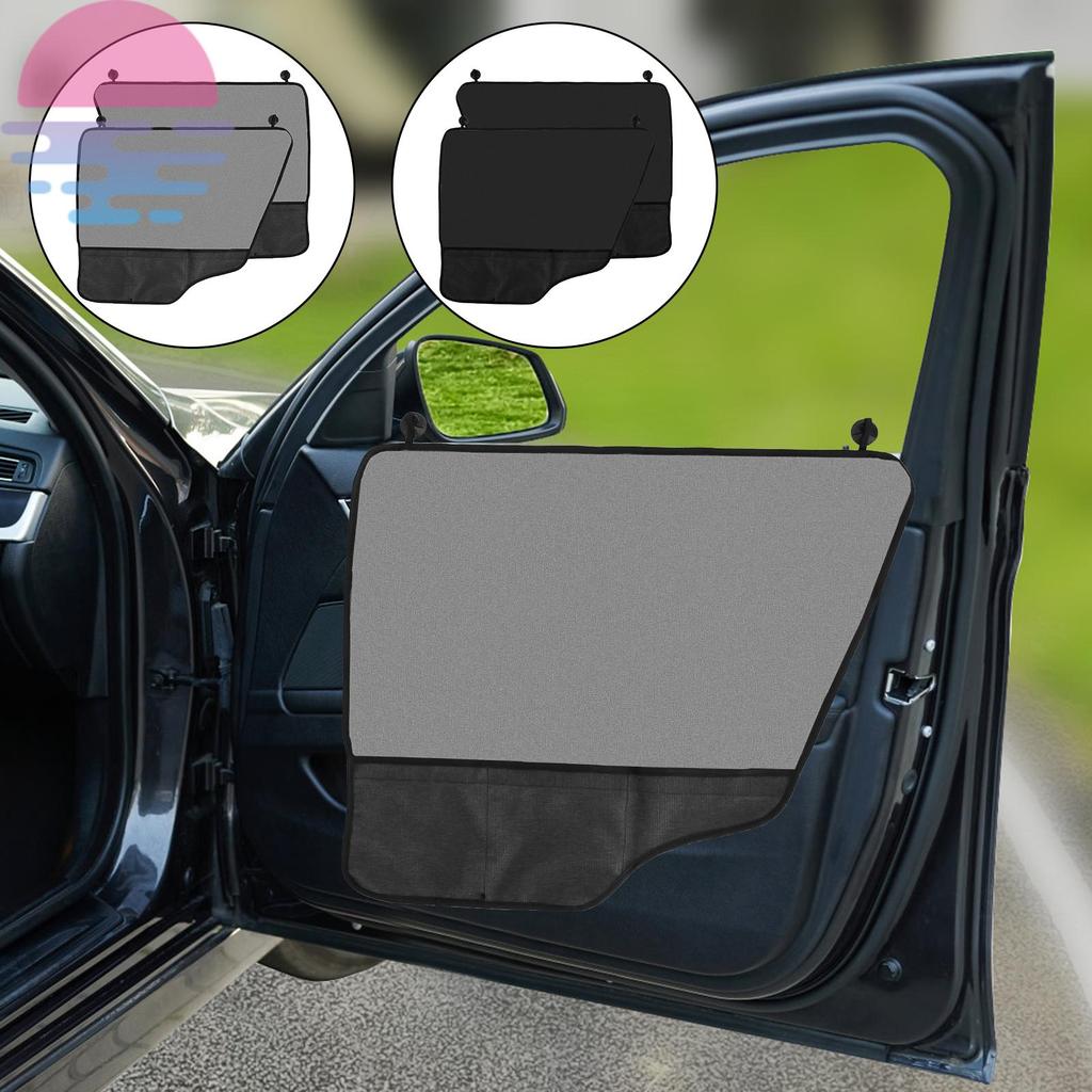 2 Pçs Cão Protetor De Porta Do Carro 600D Oxford