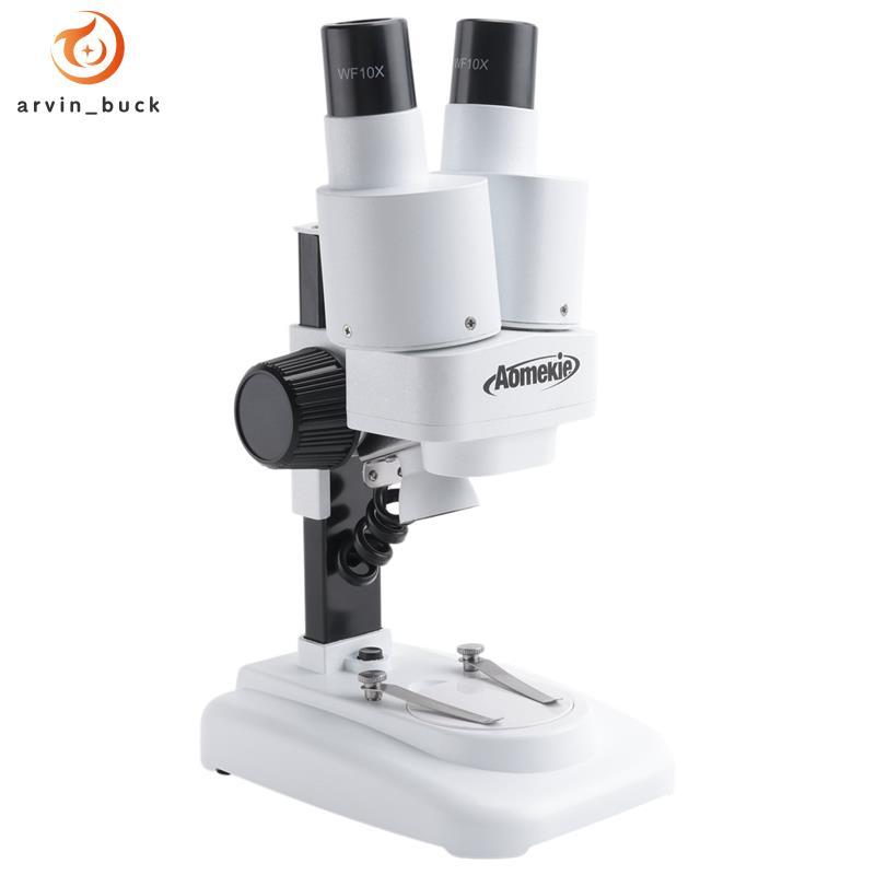 20X Microscópio Estéreo Binocular Com LED Para F