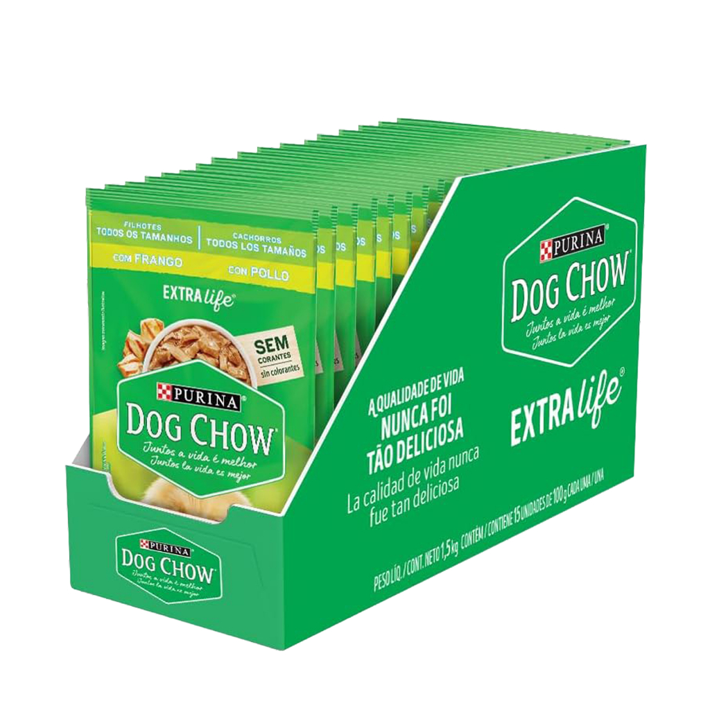 Ração úmida Dog Chow Sabores Variados para Cãe