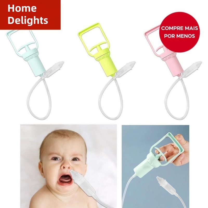 Aspirador Nasal de Sucção para Bebê Recém-Nasc