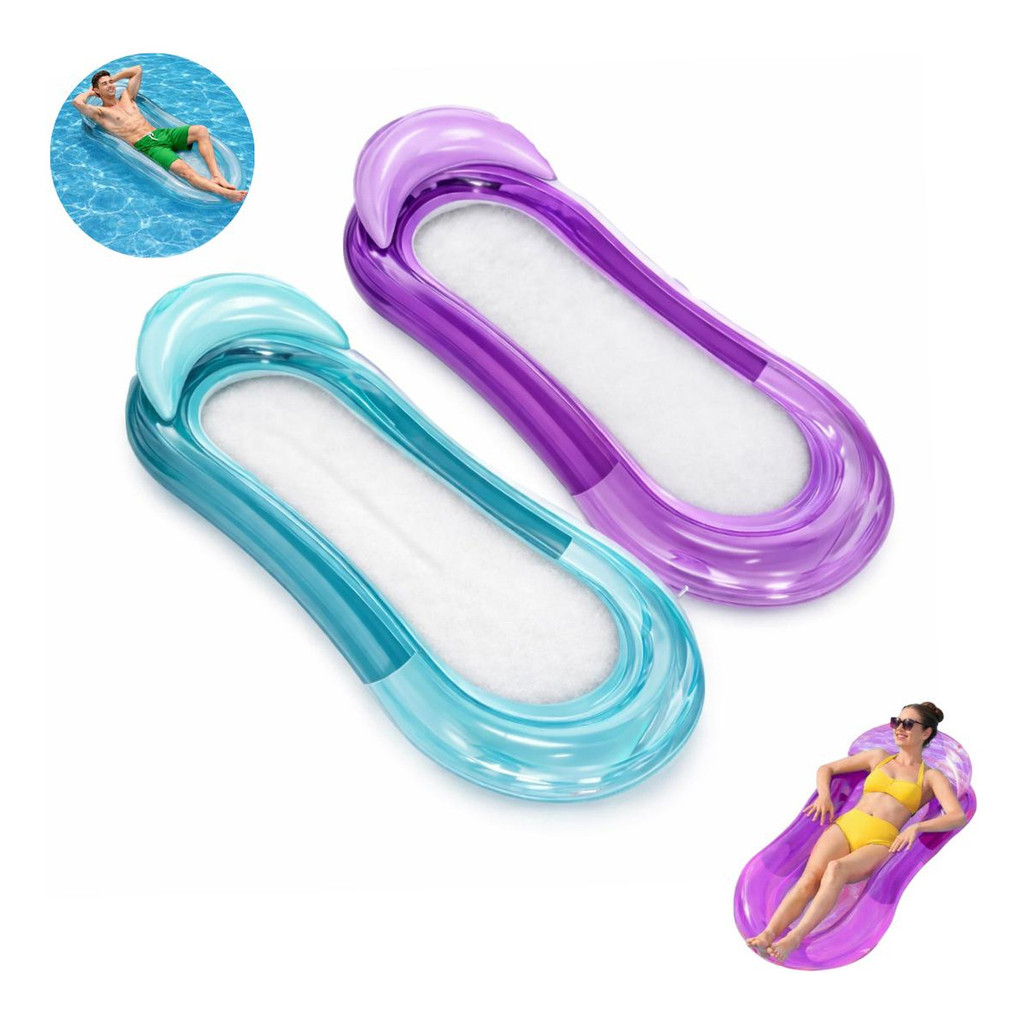 Boia Cama Flutuante Inflável com Encosto  Até 10