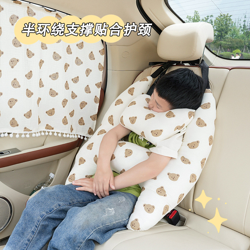 Encosto de cabeça do carro criança cinto de segu