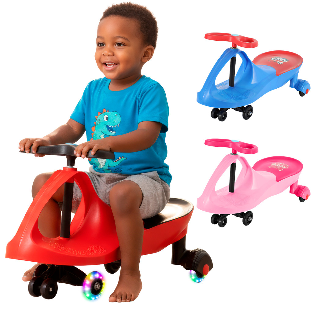 Carrinho Infantil Rolimã Led Roda Triciclo Ros