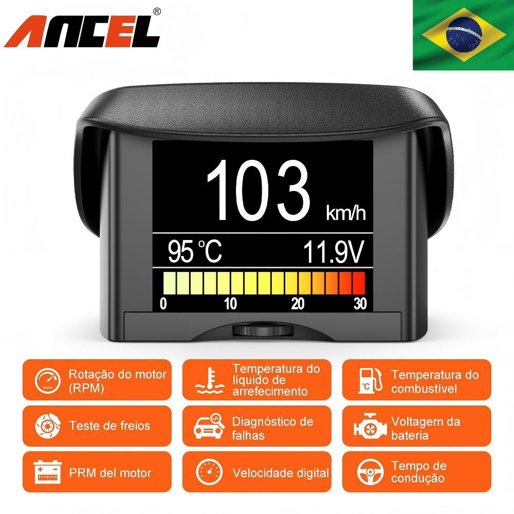 Ancel A202 Digital OBD2 HUD Scanner De Automóvel 