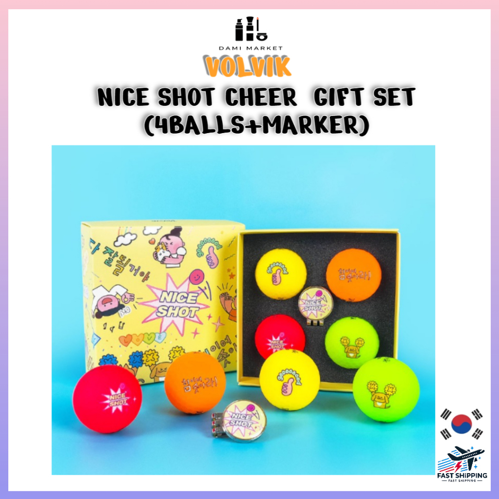 [Volvik] Pacote Nice Shot Cheer  3 Peças De Bolas