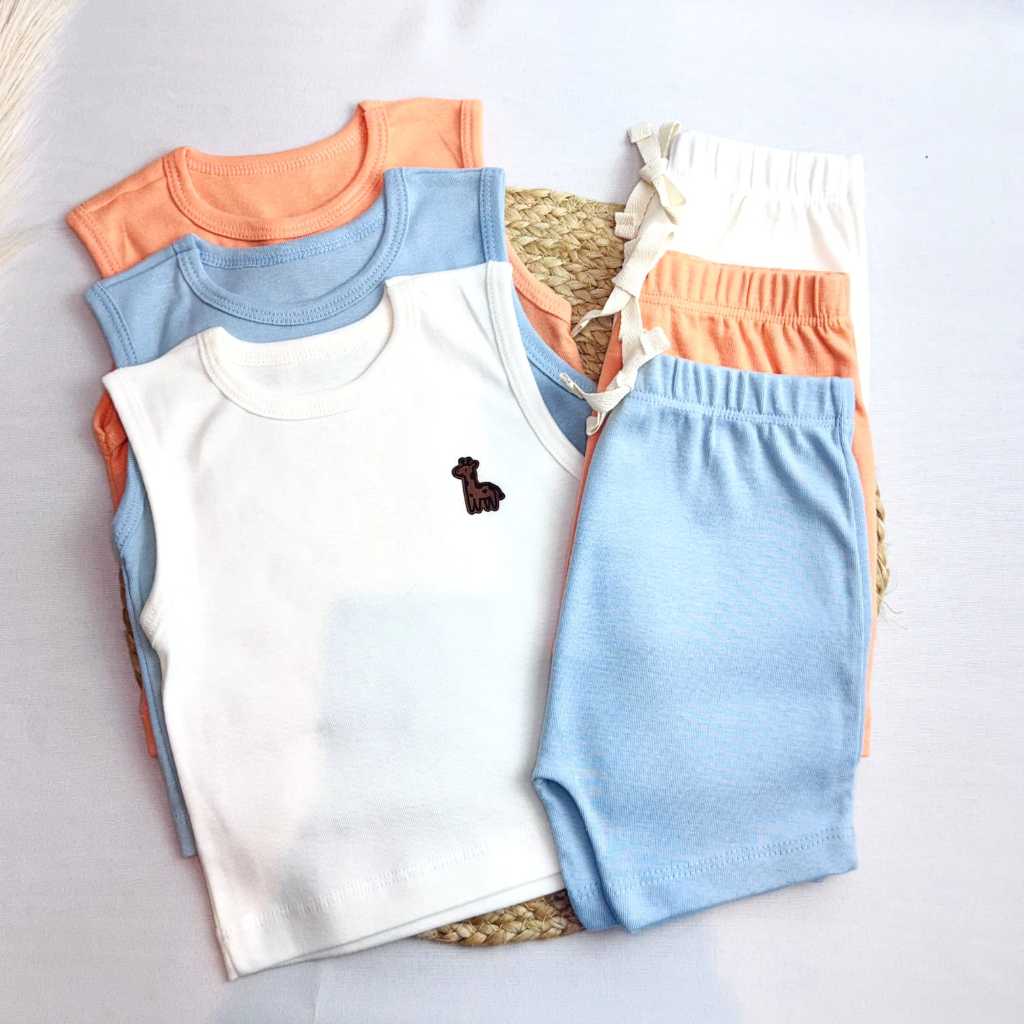 Kit 6 peças bebê unissex – 100% algodão &