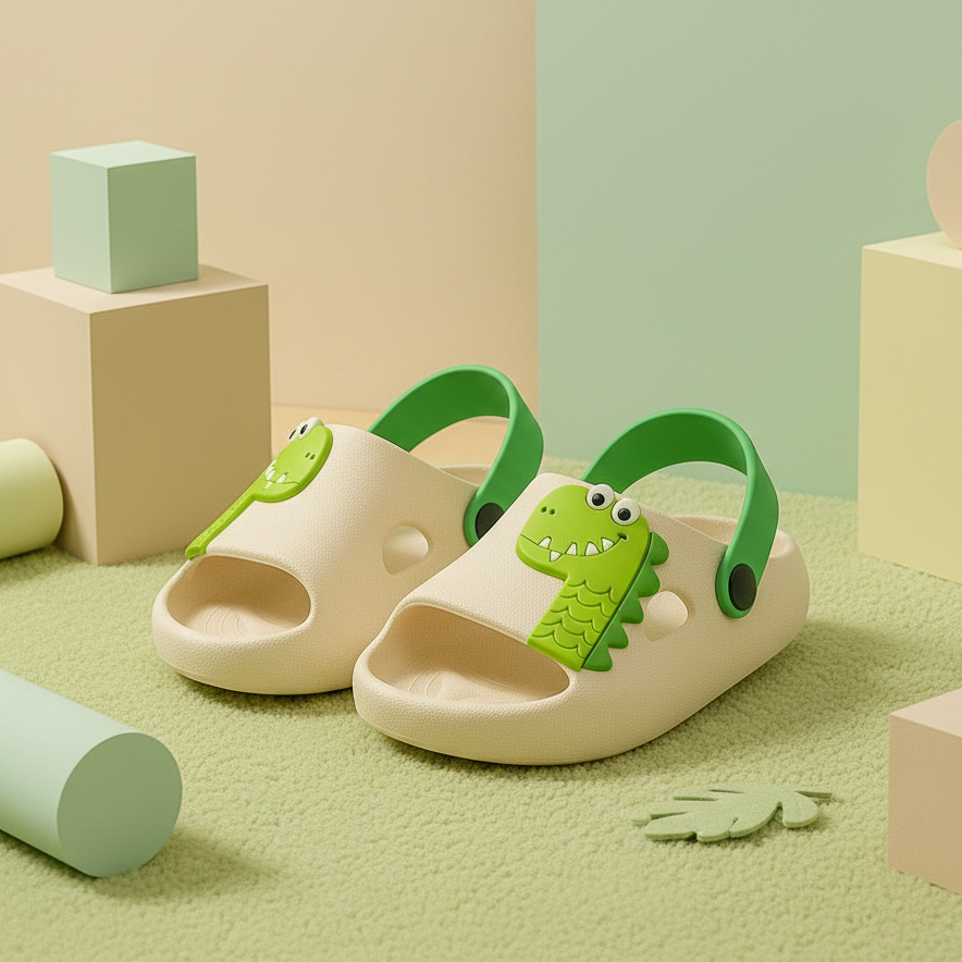 Chinelo Infantil Nuvem Menino Animais Dinossauros 