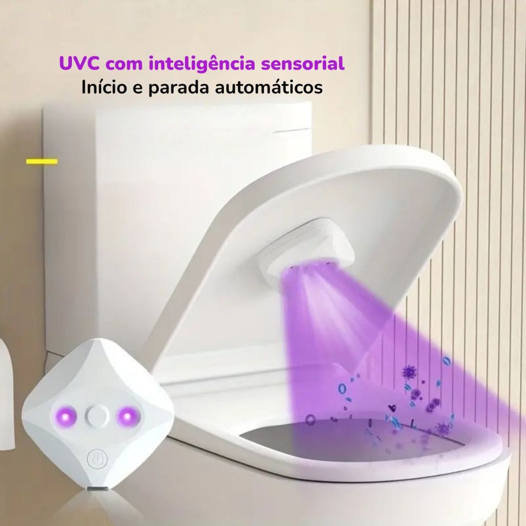 Esterilizador Vaso Sanitário Inteligente Aroma De