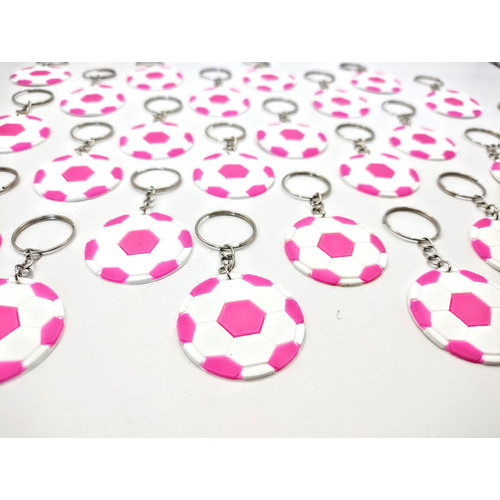 Bola Rosa 10un Chaveiro Lembrancinha Campeonato Fe