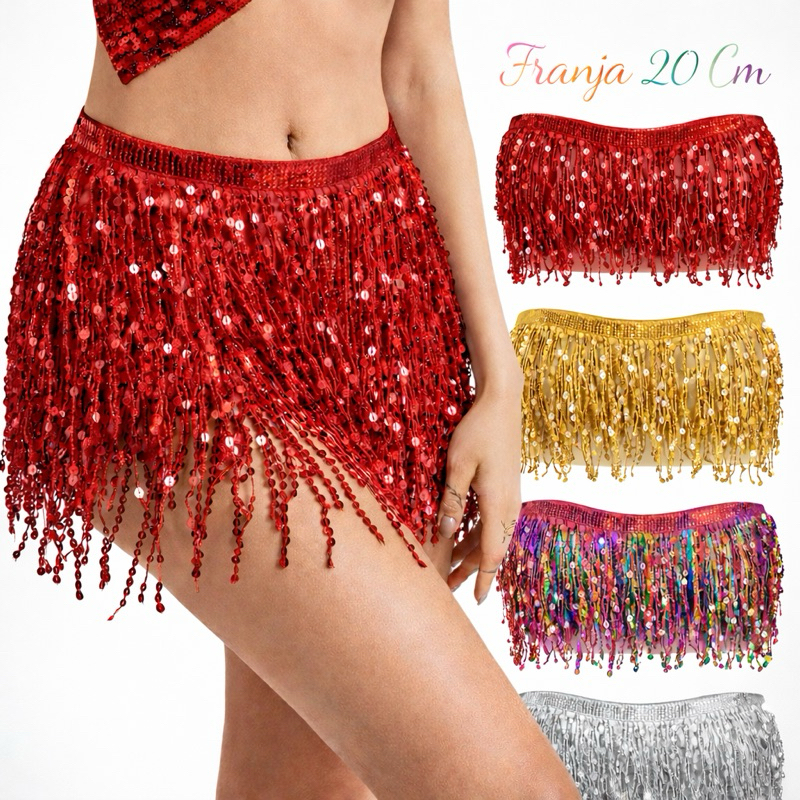 Franja De Paetê Para Carnaval Em Lantejoulas Cust