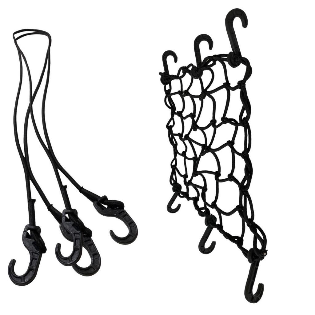 Rede Elástica Aranha Para Moto Estica Carga Bagag