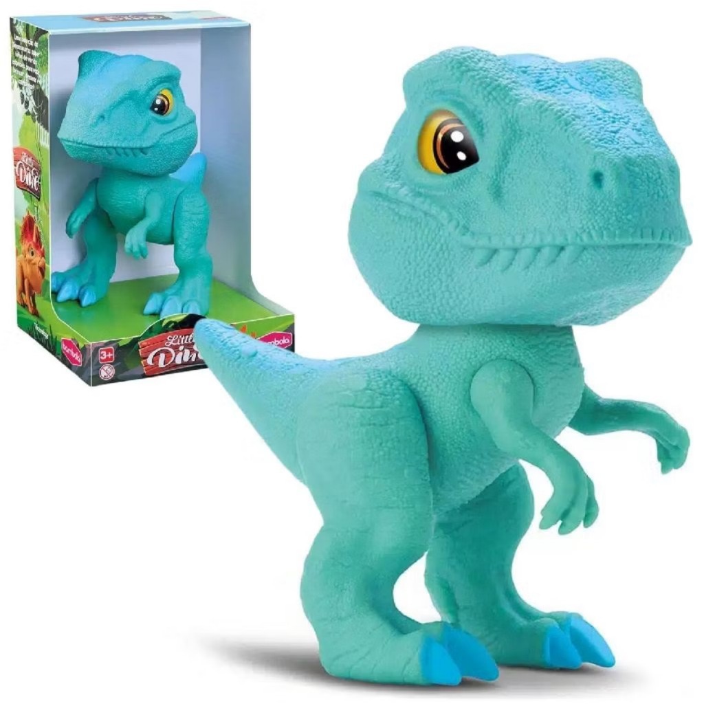 Boneco Little Dino Velociraptor Brinquedo Dinossau