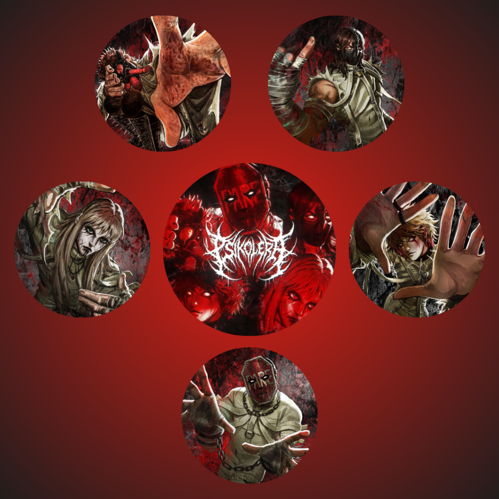 Bottons/Broches Variados PSIKOLERA RPG Ordem Paran