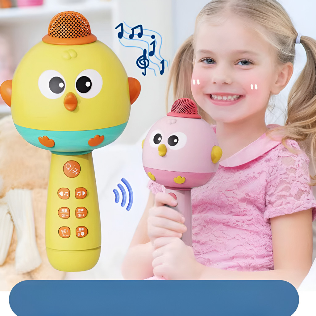 Microfone Bluetooth Infantil Conta Histórinhas Lu