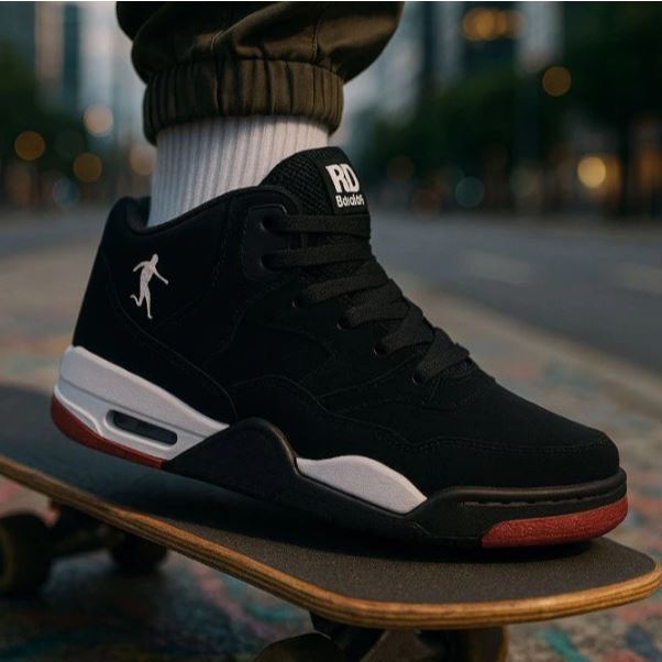 Tênis Botinha 4 Conforto Masculino Dia a Dia Basq