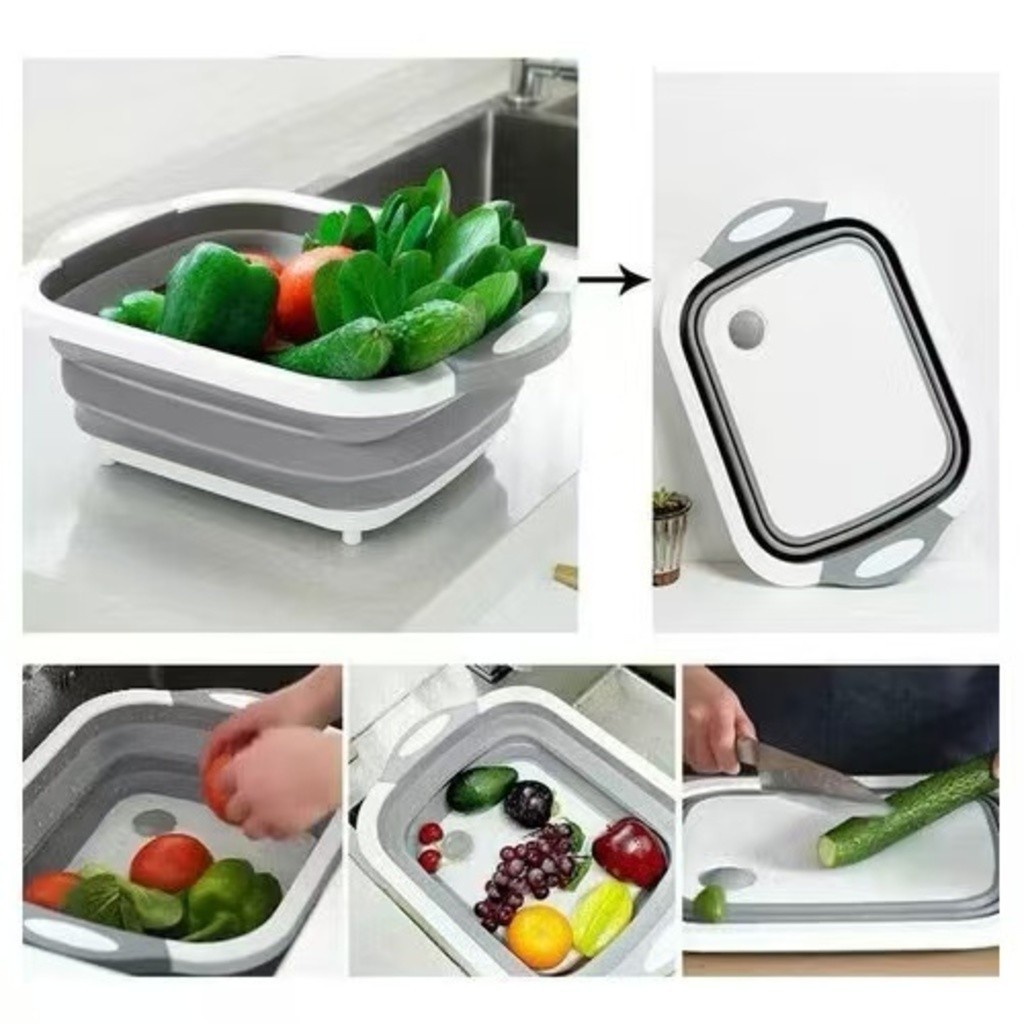 Tábua Escorredor Retrátil 3 em 1 de Cozinha Baci